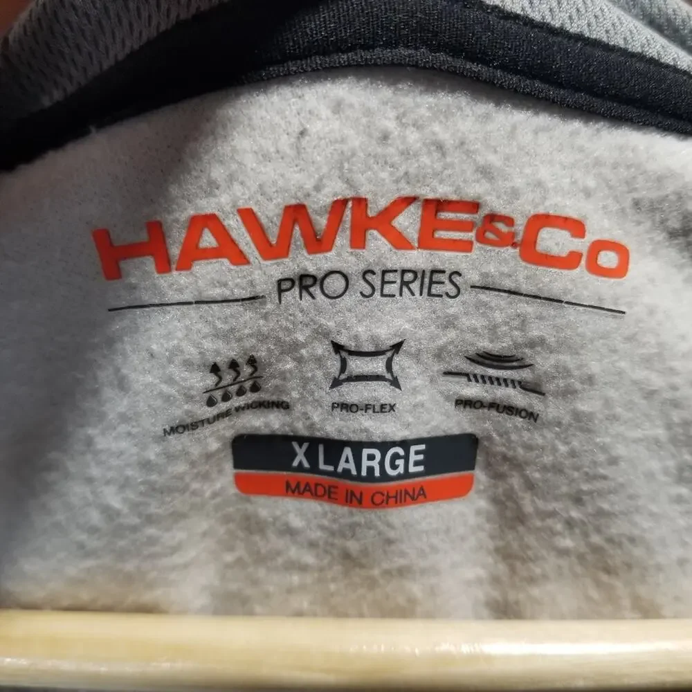 Hawke & Co Hoodie Mens XL Gray  Zip up